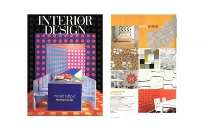 ModCraft InterLock Tile selected by Interior Design Magazine for Market Tabloid Issue