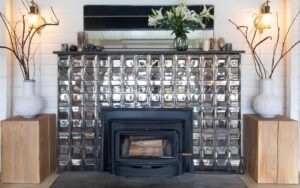 ModCraft dimensional tile fireplace surround